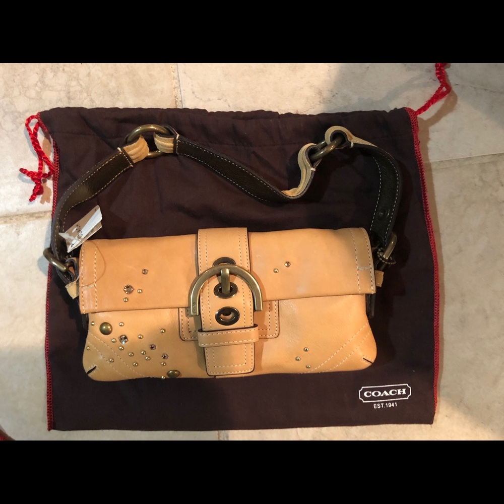 Coach - Tan Leather Shoulder Bag